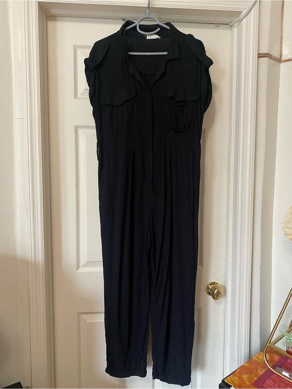 Women’s Black Utility Jumpsuit